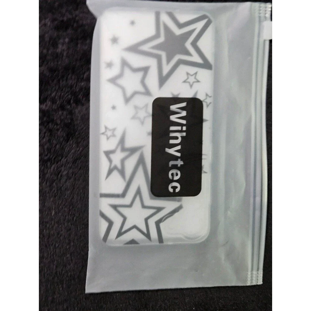 NWT  Wihytec Samsung S23 Ultra Black and White Star Design Phone Case